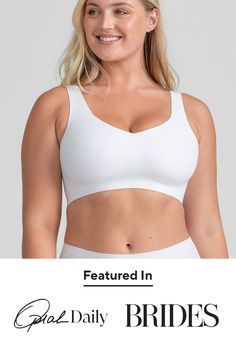 Honeylove's LiftWear V-Neck Bra is so comfortable, you’ll forget you’re wearing a bra. Thanks to supportive microfabric, bonded construction, and a hardware-free design, this bra will have you feeling lifted, secure, and oh so smooth. V-Neck Bra for Women in Astral (White)Size: Medium Bra For Women, Apparel Accessories, Free Design, How Are You Feeling, Size Medium, Size Small, Outfit Accessories, V Neck, Bra