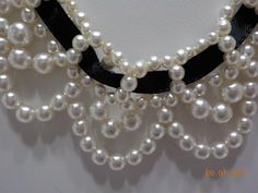 "Vintage scalloped faux pearl choker necklace. 13\" x 1 1/4\" with a 3\" extension for the hook fastener. 4mm & 5mm plastic beads. Excellent vintage condition. This is a small choker with a 3\" extension." Adjustable Pearl Choker For Formal Occasions, Adjustable Party Pearl Choker Necklace, Adjustable Pearl Choker For Party, Adjustable Pearl Chain Choker For Formal Events, Adjustable Pearl Chain Choker For Formal Occasions, Formal Adjustable Pearl Chain Choker, Adjustable Pearl Necklace For Parties, Costume Jewelry Style, Evening Pearl Choker Necklace, Vintage Adjustable Pearl Choker