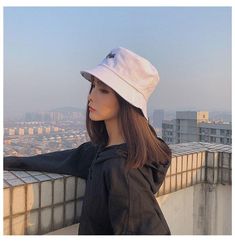 Material: Cotton Department Name: Adult Gender: Unisex Top Type: Flat Pattern Type: Letter Item Type: Bucket Hats Style: Casual Pin Outfits, Ulzzang Squad, Dp Black, Bucket Hat Outfit, White Bucket Hat, Bucket Hat Style, Aesthetic Clothing Stores, Black Bucket Hat, Mens Bucket Hats