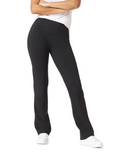 Hi-Rise Flared Yoga Legging Mid-rise Stretch Yoga Pants With Hip Pockets, Fitted Pants With Pockets For Pilates, Versatile Stretch Yoga Pants With Hip Pockets, Stretch Mid-rise Yoga Pants With Hip Pockets, Stretch Straight Leg Activewear With Pockets, Sporty Fitted Pull-on Activewear, Stretch Mid-rise Activewear With Hip Pockets, Fitted Yoga Pants With Hip Pockets, Fitted Mid-rise Yoga Pants With Hip Pockets