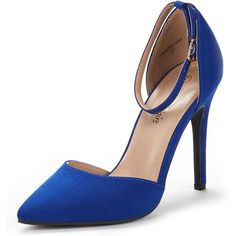 Designed In Usa Heel Height: 4" (Approx) Platform Height: 0.5" (Approx) Tpr Rubber Sole Feather Light Fitted Blue Heels With Round Toe, Fitted Blue Round Toe Heels, Fitted Blue Ankle Strap Heels, Blue 4-inch Heels, Royal Blue Pointed Toe Heels For Spring, Feather Light, Pump Shoes, Shoes Women Heels, Rubber Sole