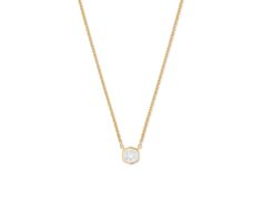 Kendra Scott Davie Pendant Necklace - Necklace : 18K Gold/Vermeil/Rock Crystal : A modern yet classic layerable for the everyday, the Davie Pendant Necklace shines with its bold faceted stone that defines signature Kendra Scott design. Please refer to color selection for stone detail. 14K gold, 14K vintage gold, and rhodium - all plated over brass. Adjustable lobster claw closure. Imported. Measurements: Chain Circumference: 14 in Adjuster Length: 2 in Pendant Height: 1 3 in Pendant Width: 1 3 i Necklace Necklace, Rock Crystal, White Opal, Kendra Scott, Rainbow Moonstone, Lobster Claw, To Color, Gold Vermeil, Vintage Gold