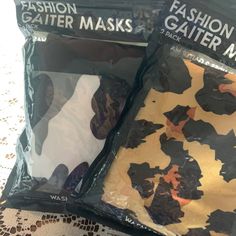 Nwt Unisex Fashion Gaiter Face Masks. Selling Two Packages (4 Mask Total) For $6 Machine Washable, 94% Polyester 6% Spandex. Teen Wolf Costume, Jack Skellington Mask, Stetson Fedora, Talladega Nights, White Calvin Klein, Lennon And Mccartney, Half Mask, Navy Blue Suit, Fishing Supplies