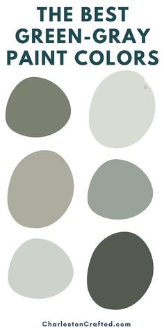 the best green gray paint colors