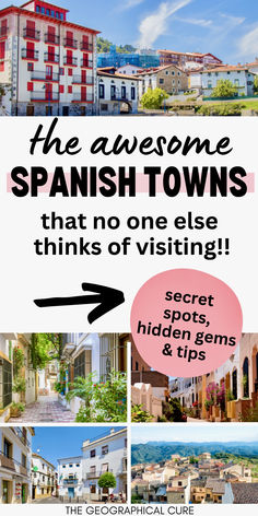 Pinterest pin for hidden gems in Spain Honeymoon Spain, Spain Honeymoon, South Spain, Museum Guide, Spain Itinerary, Spanish Towns, Historic Landmarks, Spain Trip