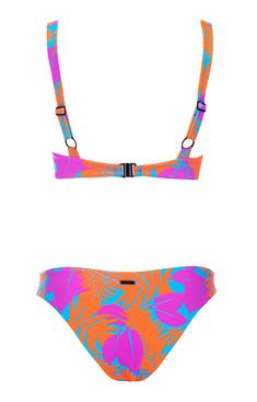 LAGUNA BIKINI TROPICAL SET – VETCHY Summer Triangle Top Swimwear With Removable Straps, Underwire Swimwear With Removable Straps, Tropical Swimwear With Adjustable Straps, Tropical Swimwear With Adjustable Straps For Pool, Beachwear Swimwear With Removable Straps And Underwire, Multicolor Swimwear With Removable Bra Pads For Sunbathing, Beachwear Swimwear With Removable Straps And Triangle Top, Beachwear Swimwear With Removable Straps, Beachwear Swimwear With Removable Straps For Beach Season