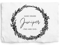 a hand drawn logo with the words,'harper ring and svc - '