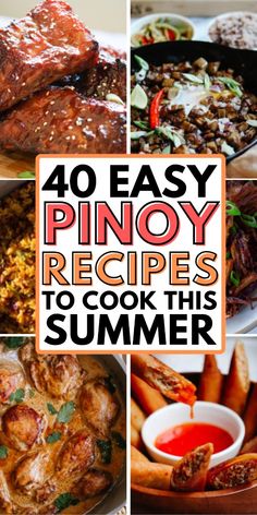 pinoy recipes to cook this summer