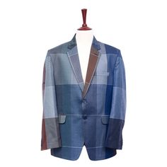 #ad Premium Quality Mens Blazer Color Block Plaid Blue Green Formal Jacket Wedding Sport Coat 48R, Fashion Mens Suits Blazers Color Block Blazer, Mens Blazer, Formal Jacket, Elegant Blazers, Fashion Mens, Colored Blazer, Sport Coat, Mens Suits, Men's Blazer