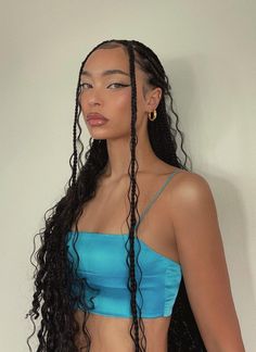 Goddess Braids Latina, Pretty Braids, Goddess Braids Hairstyles, Box Braids Hairstyles For Black Women