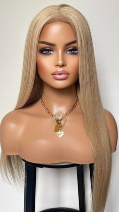 24 inches Long straight Human Hair Plain  Light Blonde Wig 13x4 Soft Swiss Lace  DELIVERY  UK- 1-2 working days International 3-4 working days FEATURES Hair Type - Vietnamese Human Hair Low Density - 150% Colour - Light blonde Hair Pattern -Straight Lenght - 22/24 Inches Lace Type - 13X4 Swiss Lace Front Cap Size -  Medium/Average    MAINTENANCE GUIDE Wigs have been properly washed and packed so you do not have to wash. Gently remove tangles with fingers or a wide tooth comb starting at the ends Long Blonde Wig, Hair Patterns, Light Blonde Hair, Wide Tooth Comb, Swiss Lace, Color Treated Hair, Straight Human Hair, Blonde Wig, Straight Wig