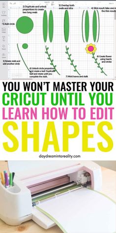 the instructions for how to cut paper with a cricut unit and cutting machine