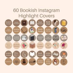 the bookish instagramm cover is filled with books