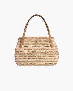 SQUISHEE® ISLA STRAW BAG OriginalPeanut Eric Javits Natural Straw Bag With Braided Handles For On-the-go, Classic Straw Tote Bag With Braided Handles, Classic Straw Tote Bag For Everyday Use, Classic Natural Straw Bag For Everyday Use, Classic Beige Woven Leather Bag, Everyday Intrecciato Weave Double Handle Straw Bag, Everyday Straw Tote Bag With Intrecciato Weave, Everyday Tote Straw Bag With Intrecciato Weave, On-the-go Natural Straw Bag With Braided Handles