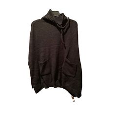 Nordstrom Cowl Neck Poncho Pullover Sweater In Black. 2 Front Patch Pockets. One Size. New Without Tags. Black Cozy Funnel Neck Top, Cozy Black Funnel Neck Top, Oversized Black Casual Poncho, Casual Oversized Black Poncho, Oversized Cozy Black Poncho, Cozy Oversized Black Poncho, Black Poncho For Cold Weather In Fall, Oversized Black Knit Poncho, Oversized Black Poncho For Cold Weather