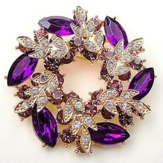 Lovely Purple 3d Pin Wheel Flower Rhinestone Brooch 2 Inches Approx Color Varies Thanks For Looking! Have A Terrific Day. Purple Rhinestone Party Brooches, Elegant Purple Rhinestone Brooches, Purple Rhinestones Brooch As A Gift, Purple Rhinestone Brooches As Gifts, Purple Rhinestone Brooches For Gifts, Purple Rhinestone Brooches As A Gift, Pin Wheel, Mickey Mouse Pins, Vintage Dragonfly