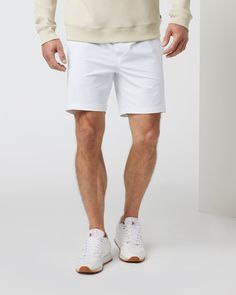 An instant Vuori classic, these shorts are designed for more than just the court. They're made with a stretch woven material that keeps you comfortable whether you're playing or spectating. Great for tennis, pickleball and more. | Vuori Crosscourt Shorts | White | XL Vuori makes premium performance apparel inspired by the active Coastal California lifestyle; an integration of fitness, surf, sport, and art. Breaking down the boundaries of traditional activewear, we are a new perspective on perfor Summer Tennis Athletic Shorts With Built-in Shorts, Casual Tennis Activewear With Built-in Shorts, Sporty Tennis Shorts With Elastic Waistband, Spring Tennis Shorts With Elastic Waistband, Spring Shorts With 4-way Stretch And Short Inseam, Spring 4-way Stretch Go-dry Shorts, Summer Tennis Bottoms Short Length, Summer Tennis Athleisure Bottoms, Summer Athleisure Tennis Bottoms