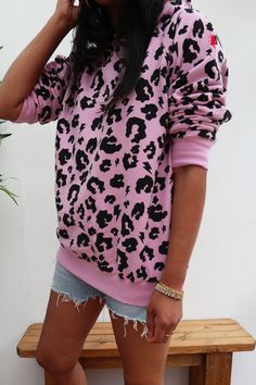 Leopard Hoodie, Workout Hoodie