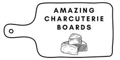 a cutting board with the words amazing charcuterie boards written on it in black and white