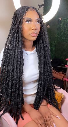 Summer Hairstyles For Straight Hair, Ideas For Hairstyles, Hairstyles For Summer, Flat Twist Hairstyles, Hairstyles For Straight Hair, Butterfly Locs, Cute Curly Hairstyles