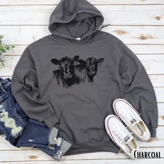 Vintage Cow Hoodie | Western Hoodie  * Unisex Cotton Blend Hoodie * Classic fit, runs true to size * Drawstring hood with a front pocket  * Machine Washable  * Unisex Fit - Refer to sizing guide in photos for sizes  Check out our Christmas Cows in the Holiday section here -> https://etsy.me/3orfxu4  For more cow inspired items, click here -> https://etsy.me/3Dc3RkN  Hoodie is Unisex sizing. Please see images for sizing details. Please measure your current hoodies that fit well and match up to ou Winter Soft-washed Hooded Hoodie, Soft-washed Hooded Hoodie For Winter, Soft-washed Hooded Winter Hoodie, Soft Winter Hoodie, Soft-washed Fleece Hooded Hoodie, Soft-washed Fleece Hoodie For Winter, Soft-washed Fleece Winter Hoodie, Soft-washed Fleece Hoodie, Soft-washed Winter Hoodie