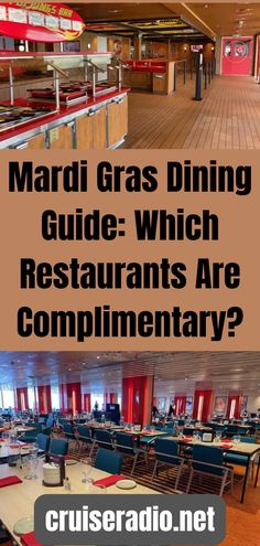 Mardi Gras Dining Guide: Which Restaurants Are Complimentary? Carnival Mardi Gras Ship, Carnival Cruise Food, Amber Cove, Mardi Grad, Madi Gras