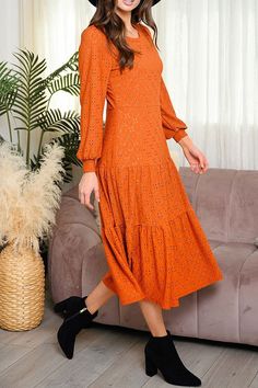 Look and feel delightful in this elegant long sleeve eyelet knit dress. This is 97% Polyester 3% Spandex, Lining: 100% Polyester. Hand Wash. Made in USA. The model is wearing size small Length: 47" Bust: 30" Waist: 16". Long Sleeve Midi Dress For Fall Brunch, Fall Midi Length Long Sleeve Dress For Brunch, Casual Long Sleeve Dress For Fall Brunch, Fall Brunch Midi Dress With Long Sleeves, Spring Long Sleeve Stretch Midi Dress, Spring Stretch Midi Length Long Sleeve Dress, Stretch Midi-length Long Sleeve Dress For Spring, Spring Stretch Long Sleeve Midi Dress, Elegant Long Sleeve Pointelle Knit Dress