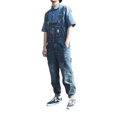 Make a statement this Spring-Summer with our Urban Men's Jeans Jumpsuit from the 2023 Collection! Crafted with street style in mind. this medium wash. loose-fitting jumpsuit features suspenders and buttons closure for an edgy. unique look.Why You'll Love It Distinctive Features: Street style. medium wash. loose-fitting. suspenders & buttons closure ââ‚?this jumpsuit is designed to make a statement! Premium Quality: Durable and stylish. this jumpsuit is made with premium quality denim for a long- Casual Blue Washed Shortalls, Casual Cotton Denim Jumpsuit For Streetwear, Casual Relaxed Fit Jumpsuits And Rompers For Streetwear, Casual Jumpsuits And Rompers With Relaxed Fit For Streetwear, Casual Dark Wash Overalls For Streetwear, Casual Streetwear Jumpsuits And Overalls, Casual Streetwear Overalls, Casual Streetwear Overalls And Rompers, Casual Streetwear Jumpsuits And Rompers Overall