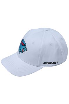 Represent MrBeast's instantly recognizable logo, symbolizing kindness, generosity, and positive impact. This boldly branded snapback hat features a slightly curved brim and 6-panel construction and is a go-to staple. Details 100% Cotton Twill Authentic MrBeast merchandise from MrBeast.Store Structured 6 Panel Medium Depth Fit Embroidered logo Printed inner tape Adjustable snapback Manufactured in an audited facility One size fits most Made in China Make The World A Better Place White Breathable Flat Brim Baseball Cap, White Breathable Snapback Hat With Flat Brim, White Breathable Flat Bill Baseball Cap, White Snapback Hat With Curved Brim, White Adjustable Flat Bill Dad Hat, White Snapback Dad Hat For Sports, White Snapback Hat With Curved Brim For Streetwear, White Breathable Snapback Baseball Cap, White Snapback Fitted Hat