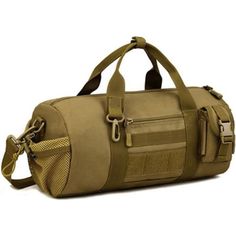 High-Intensity Military-Style Specifications Nylon, Scratch-Resistant, Not Easy To Fade Dimensions: 15.3"W X 7.8"H X 7.5"D,Shoulder Strap Drop: 27.6"-51.18",Weight 1.4 Lb. Perfect Design 600d Nylon & Canvas Tactical Duffle Bag ,Handbag, Tote Bag,Military Shoulder Bag Wide Shoulder Straps Makes Us Easy And Comfortable To Wear . Casual Hiking Bag With Multiple Pockets, Casual Khaki Hiking Bag, Multifunctional Nylon Gym Bag With Large Capacity, Nylon Khaki Shoulder Bag For Travel, Khaki Nylon Shoulder Bag For Travel, Large Capacity Nylon Shoulder Duffle Bag, Multifunctional Large Capacity Nylon Gym Bag, Outdoor Nylon Shoulder Bag With Large Capacity, Outdoor Large Capacity Backpack Gym Bag