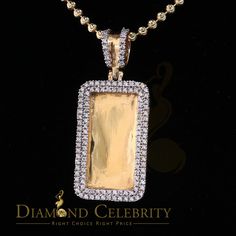 DIAMOND CELEBRITY Custom Label :18766Y-A34DC Style : Necklaces & Pendants,Womens Necklaces & Pendants,Men's Chain Necklaces,April Gemstone Pendant Necklaces, This new  is a stylish unisex piece made of 925 sterling silver with a yellow metal color. It features a 1.32ct AAA cubic zircon April birthstone, giving it a good shiny appearance similar to a real diamond. The Rectangle pendant weighs 4.12 gm and is designed for both women and men, making it suitable for all genders. Please note that the chain is not included, and the bell size for the chain is 6.5X4.5. The Rectangle pendant comes in new condition with tags and original packaging, and the metal is rhodium plated and nickel-free for an enhanced appearance and reduced tarnishing. Detailed pictures are available for more information. I Rectangular Gold Diamond Jewelry, Gold Cubic Zirconia Rectangular Pendant Jewelry, Gold Diamond Jewelry With Rectangular Stone, Fine Jewelry With Diamond Accents And Rectangular Shape, Rectangular Gold Jewelry With Diamond Accents, Dazzling Rectangular Diamond White Jewelry, Gold Radiant Cut Diamond Jewelry, Radiant Cut Diamond Gold Jewelry, Rectangular Cubic Zirconia Jewelry With Diamond Accents