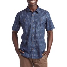 Patagonia Back Step Short-Sleeve Button-Down Shirt 2019 - Large Blue | Cotton Back Steps, Spring Family, Family Outfits, Organic Baby, Price Match, Spring Outfit, Patagonia, Lowest Price, Button Downs