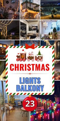 Balcony Ideas For Christmas, Balcony Christmas Decor Apartment, Apartment Balcony Christmas Decor Ideas, Balcony Christmas Decor Ideas, Balcony Christmas Decor, Christmas Balcony Ideas, Colored Christmas Lights, Antique Ornaments, Christmas Decorations Apartment