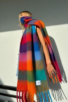 Multicolor Fringe Scarves For Fall, Multicolor Fringed Scarves For Fall, Multicolor Scarves For Cold Weather In Fall, Plaid Shawl Scarf For Fall, Fall Multicolor Fringe Shawl, Fall Plaid Shawl Scarf, Multicolor Shawl Scarves For Fall, Multicolor One Size Scarf For Fall, Multicolor One Size Scarves For Fall