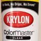 a can of krylon is shown in this image