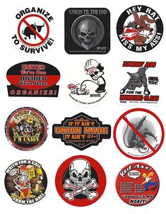 Union Hard Hat Sticker Mix 5 - The Dirty Dozen - HardHatGear Hard Hat Decals, The Dirty Dozen, Hard Hat Stickers, Dirty Dozen, Classic Harley Davidson, Helmet Stickers, Funny Decals, Sticker Funny, Occupational Health And Safety