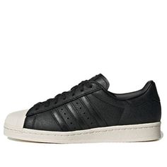 adidas Superstar 82 'Black Chalk White' GX3746 (SNKR/Skate/Light/Casual/Wear-resistant) Sporty Skate Shoes With Rubber Toe Cap, Black Skate Shoes With Rubber Toe Cap For Sports, Black Skate Shoes With Rubber Toe Cap, Adidas Black Sneakers With Rubber Toe Cap, Black Adidas Sneakers With Rubber Toe Cap, Adidas Sneakers With Rubber Toe Cap For Sports, Adidas Skate Shoes With Perforated Toe Box, Adidas Originals Superstar, Chalk White