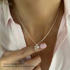 DAINTY INITIAL NECKLACE WITH HEART CHARM, CUSTOM LETTER NECKLACE, MONOGRAM NECKLACE FOR BIRTHDAY GIFT ~ Made from solid 925 Sterling silver, 18k gold vermeil and 18k rose gold vermeil ~ IF YOU WANT TO HAVE 2 OR 3 INITIAL CHARMS ON THE NECKLACE FOLLOW LINK BELOW TO ADD EXTRA INITIALS TO YOUR BASKET https://maiamariabymaia.etsy.com/listing/1576992049 ~ Initial is made from 925 Sterling silver and measures 9 X 7mm, so it's not to small and not to big. We have teamed the initial with cute 5mm puffed Silver Initial Pendant Necklace With Heart Charm, Mother's Day Adjustable Initial Pendant Charm Necklaces, Adjustable Initial Pendant Charm Necklaces For Mother's Day, Sterling Silver Initial Necklace With Heart Charm, Valentine's Day Sterling Silver Initial Pendant Charm Necklace, Silver Heart Initial Necklace As Personalized Gift, Silver Heart Initial Necklace For Personalized Gift, Personalized Silver Initial Necklace With Heart Charm, Silver Heart Initial Necklace Perfect For Gifts