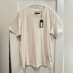 Size Small But Fits More Like A Medium. Please Check Measurements. Brand New Rag & Bone Ivory Nep Jersey T Shirt. Out Of Stock! Please Msg Me With Any Questions. Casual Cream Short Sleeve T-shirt, Off White Relaxed Fit Crew Neck Tops, Off White Cotton Crew Neck Top, Cream Short Sleeve T-shirt With Relaxed Fit, Cream T-shirt With Relaxed Fit And Short Sleeves, Cream Relaxed Fit Short Sleeve T-shirt, Cream Relaxed Fit T-shirt With Short Sleeves, Beige Short Sleeve Graphic Tee, Cream Relaxed Fit Everyday Tops