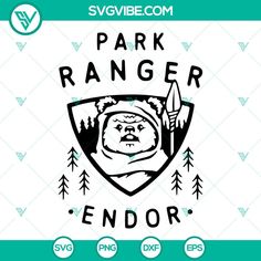 the logo for park ranger endor