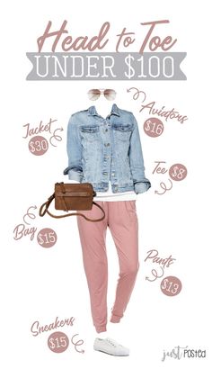 Shop the look from justposted on ShopStyle Outfits With Pink Joggers, Pink Joggers Outfit Women, Pink Jogger Pants Outfit, Style Inspiration Over 40, Jogger Rosa, Pink Jeans Outfit, Pink Pants Outfit