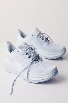 HOKA® Clifton 9 Sneakers | Free People Hoka Shoes Woman, Cute Running Shoes, Hoka Clifton 9, Clifton 9, Hoka Clifton, Hoka Shoes, Preppy Shoes, Girly Shoes, Everyday Shoes