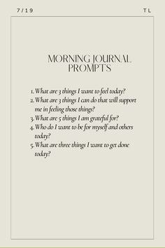 Questions To Ask Yourself In The Morning, Meditation Journal Aesthetic, Morning Journaling Questions, Meditation For Happiness, Positive Morning Journal Prompts, Mindfulness Journal Aesthetic, Morning Journal Ideas Writing Prompts, Daily Journal Inspiration, Journal Writing Prompts Aesthetic