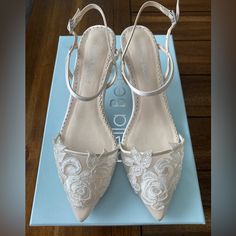 Serena Ivory Color Wedding Shoes Only Worn For Wedding Ceremony. In Great Condition With Original Packaging And Dust Bag. Very Comfortable Shoe And Perfect For Wedding Or Event Cream Ankle Strap Wedding Shoes For Ceremony, Cream Pointed Toe Wedding Shoes With Removable Insole, Wedding Heels With Heel Strap And Almond Toe, Champagne Wedding Shoes With Heel Strap, Elegant Cream Heels For Ceremony, Cream Almond Toe Wedding Shoes With Removable Insole, Wedding Heels With Ankle Strap And Removable Insole, Beige Heel Strap Heels For Wedding, Cream Pointed Toe Wedding Shoes For Ceremony