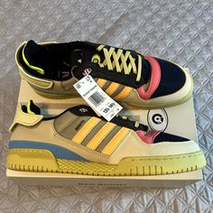 This Pair Of Size 13.5 - Adidas Forum Bad Bunny X Forum Powerphase Catch And Throw 2022 Shoes Are Me With Tags And In Excellent Condition. New In Box, Never Worn Before. Feel Free To Make An Offer! Adidas Forum Bad Bunny, Adidas Bad Bunny, 2022 Shoes, Adidas Nmd R1 V2, Adidas Rivalry Low, Samba Shoes, Adidas Forum, Superstars Shoes, Adidas Originals Superstar