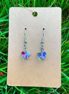 Beautiful Butterfly Dangle Earrings. There are 4 pairs total so get them before they're gone! They were handmade by me. Butterfly Dangle Earrings, Butterfly Jewelry, Etsy Earrings Dangle, Beautiful Butterflies, A 4, Jewelry Earrings Dangle, Beauty Book, Dangle Drop Earrings, Dangle Earrings