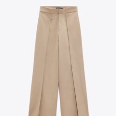 Beige 98% Cotton Pants New With Tags Zara Pants, Pants Color, Cotton Pants, Pant Jumpsuit, Full Length, Pants For Women, Zara, Tags, Pants