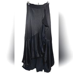 The Kooples Is An Exclusive, French Designer Company That Is Only Offered In One American Store. This High End, Luxury Quality Is Unmatched And This Skirt Is Brand New And Flawless. New With Tags. Waist 12.5 Length 34.5 Women’s Nwt Black The Kooples Long Ruffle Skirt-Size 1(S4) I Keep A Smoke-Free, Pest Free, Clean Home. I Never Ever Put Things In Smelly Storage Or Basements. Gifts And Careful Wrapping Included Every Order. Thank You For Shopping With Me. You Are So Very Appreciated And Loved. I Black Ruffled Maxi Skirt For Evening, Black Tiered Maxi Skirt For Evening, Elegant Black Maxi Skirt With Ruffles, Elegant Black Ruffled Maxi Skirt, Black Ruffled Maxi Skirt For Night Out, Black Ruffled Skirt For Cocktail, Long Black Ruffle Skirt, Long Ruffle Skirt, Black Ruffle Skirt