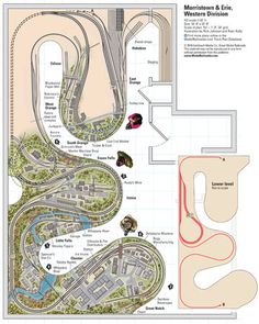 a diagram of a city with roads and streets in different directions, including the intersection