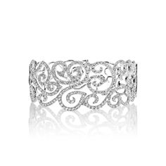 The PALMER 7.48 Carat Diamond Bangle Bracelet features Round DIAMONDS brilliants weighing a total of approximately 7.48 carats, set in 14K White Gold.Style:DiamondsDiamond Size: 7.48 CaratsDiamond Shape: Round Brilliant Cut SettingMetal: 14 Karat White GoldMetal Weight: 35.35 GramsTotal Carat Weight: 7.48 CaratsClasp: Box catch with hidden safety Diamond Bangle Bracelet, Diamond Bangles Bracelet, Diamond Bangle, Brilliant Diamond, Gold Style, Round Brilliant, Bangle Bracelet, Round Diamonds, Bangle Bracelets